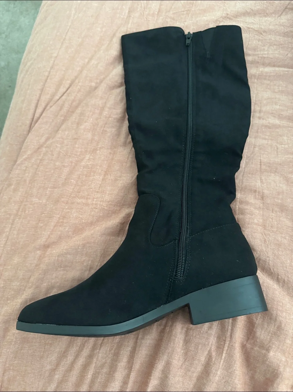 Women's Black Over-the-Knee Stretch Boots